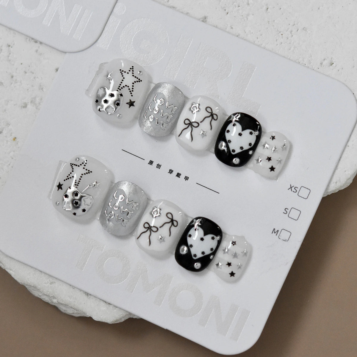 Starry Sweetheart-On Nails