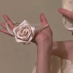 Vintage Rose Pearl Chain