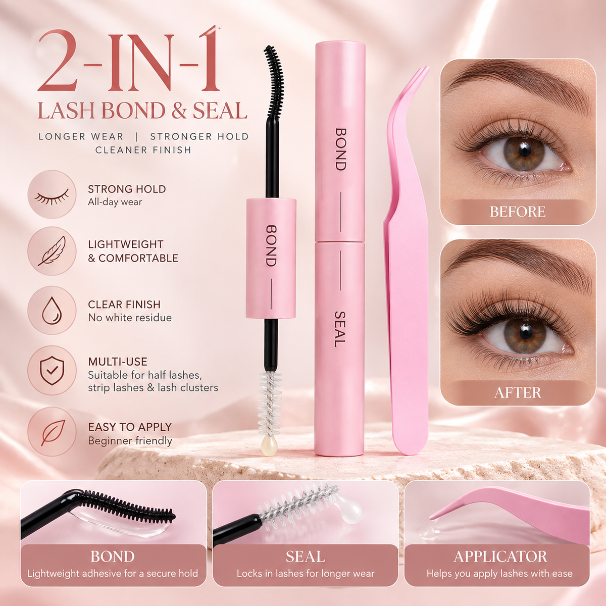 Avely 2-in-1 Lash Bond & Seal