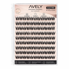 Avely 99PC Pre-Glued Cluster Lashes