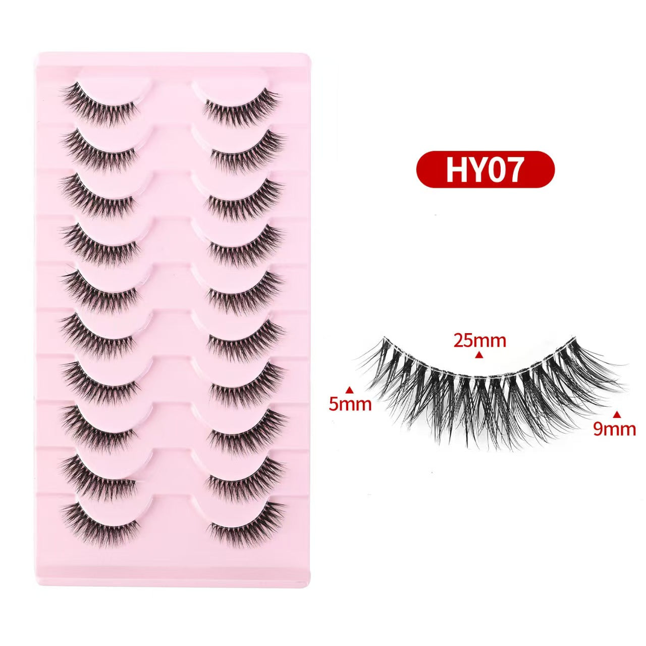 Sienna Half Cat-Eye Lashes – 10 Pairs