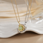 Dreamy Crescent Moon Necklace Set