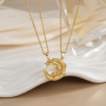 Dreamy Crescent Moon Necklace Set