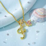 Pink Promise Initial Necklace - Image 5