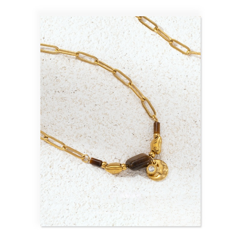 Solar Lion Medallion Necklace