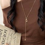 Chic Tiger Eye Long Necklace