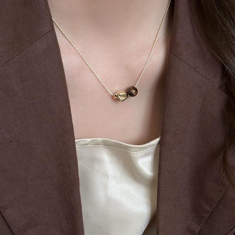 Classic Duo Pebble Necklace