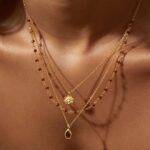 Flower Water Drop Neckchain