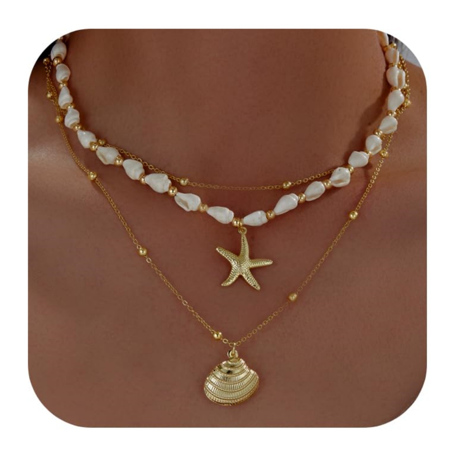P_001 Starfish necklace - Image 1