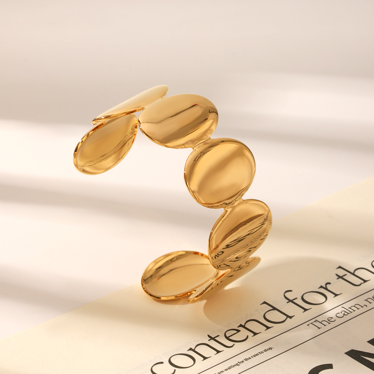 P_001 Elliptical smooth surface bracelet - Image 1