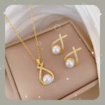 Light luxury cross necklace set - Image 2