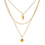 Star Moon tassel necklace - Image 2