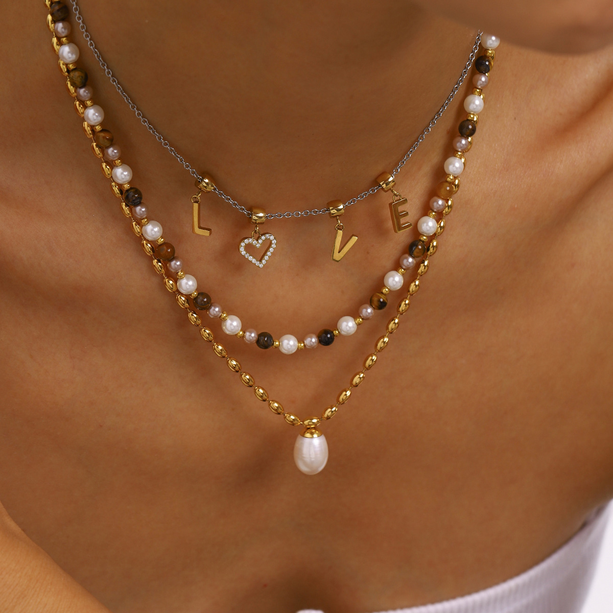 P_002 minimalist necklace - Image 1