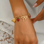 Love Butterfly Strawberry Bracelet - Image 2