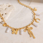 Butterfly Knot Clover Necklace - Image 3