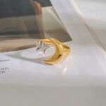 Star Moon Adjustable Ring - Image 2