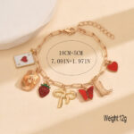 Love Butterfly Strawberry Bracelet - Image 3