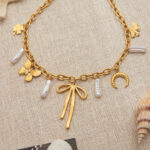 Butterfly Knot Clover Necklace - Image 4