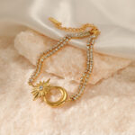 Golden Star Moon Bracelet - Image 4