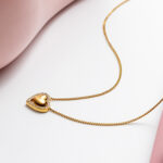 Kiki Gold Heart Delicate Pendant Set - Image 4