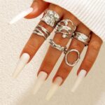 Celeste Gold Delicate Ring Set - Image 5