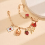 Love Butterfly Strawberry Bracelet - Image 4