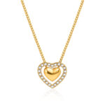 Kiki Gold Heart Delicate Pendant Set - Image 5
