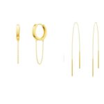 Long tassel chain earrings - Image 5