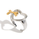 Love Bow Open Ring - Image 6