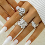 Celeste Gold Delicate Ring Set - Image 7