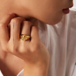 Celestial Cherub Coin Ring - Image 4