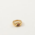 Mia Gold Waterdrop Delicate Ring - Image 2