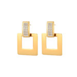 Geometric Square Earrings - Image 5