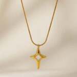 Four pointed star necklace - Image 7