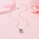 Nora Gold Cherry Delicate necklace - Image 4