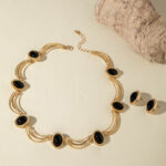 Ingrid Gold Collarbone Delicate necklace - Image 3