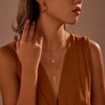 Stella Geometric colored delicate necklace - Image 2