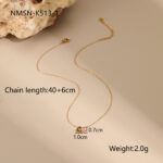 Stella Geometric colored delicate necklace - Image 8