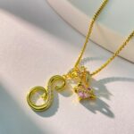 Pink Promise Initial Necklace - Image 3