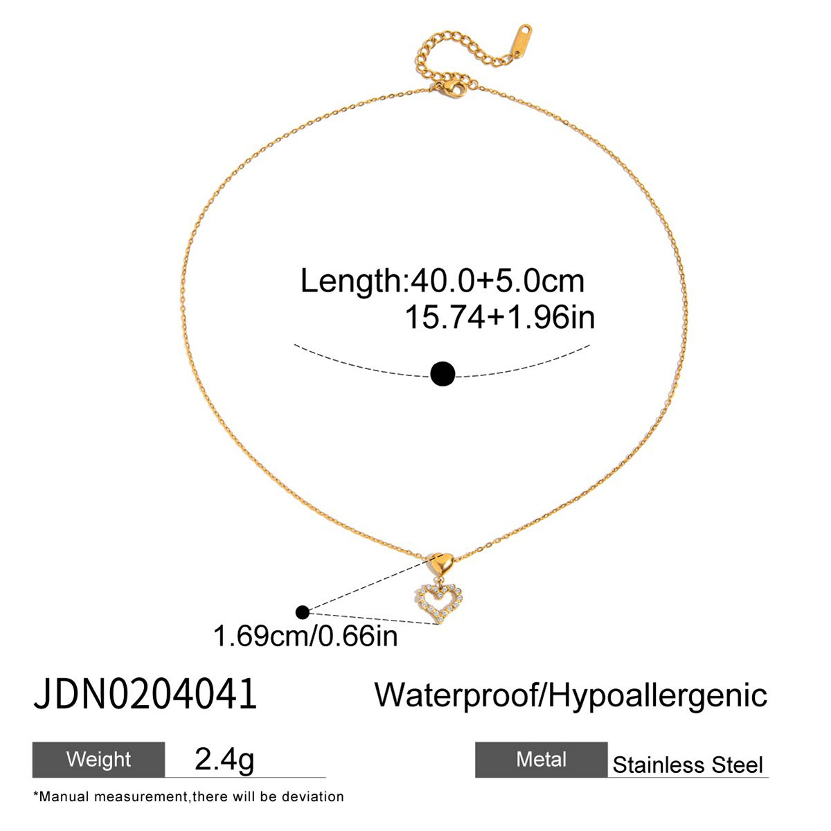 jewelry under 30 worn on model neck showing drape and fit