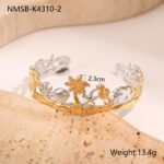 Eva Gold Ocean Wind Delicate Bracelet - Image 2