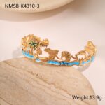 Eva Gold Ocean Wind Delicate Bracelet
