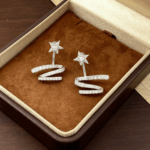 Shooting Star Spiral Earrings