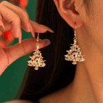 Twinkling Christmas Tree Earrings