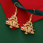 Twinkling Christmas Tree Earrings