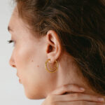 Chain Circle Earrings