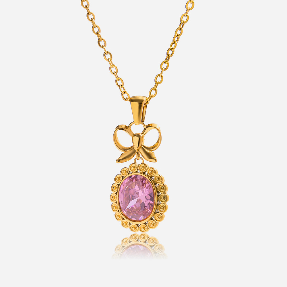 主图-01 Vintage Pink Necklace - Image 1