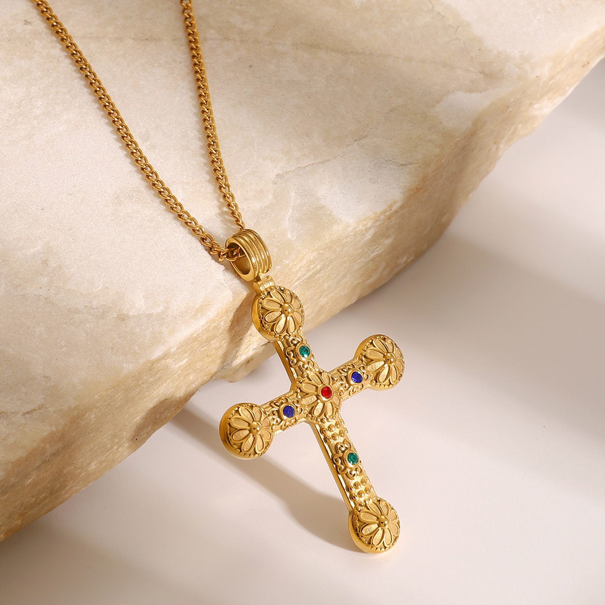 主图-02 cross necklace - Image 1